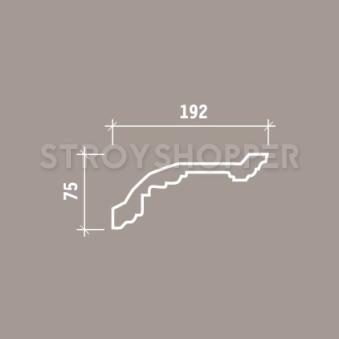 1.50.109 флекс Европласт Потолочный карниз, гибкий